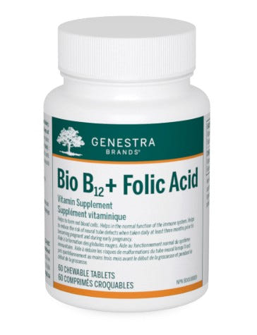 Genestra - Bio B12 + Folic Acid** Expires 11/26