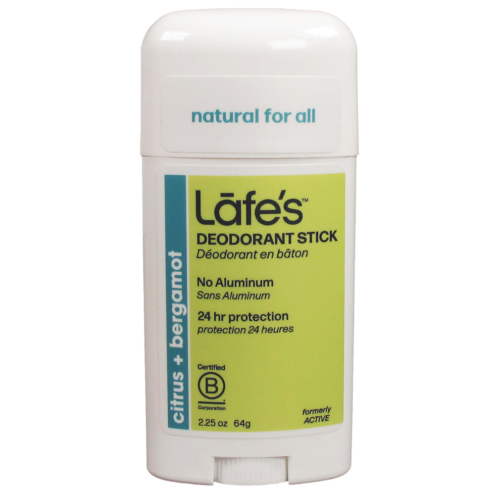 Lafe's - Active Deodorant Stick Citrus & Bergamot