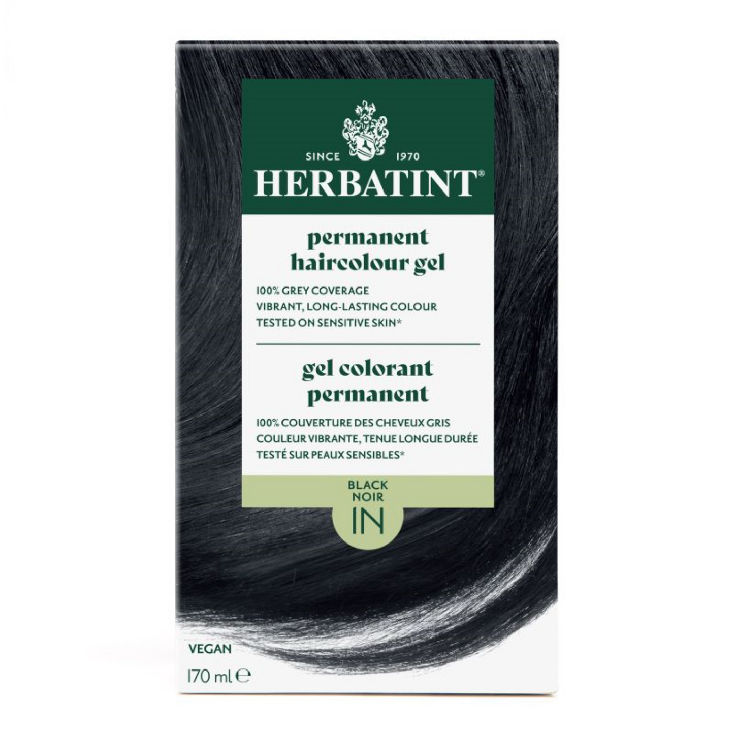 Herbatint - Permanent Hair Colour 1N Black