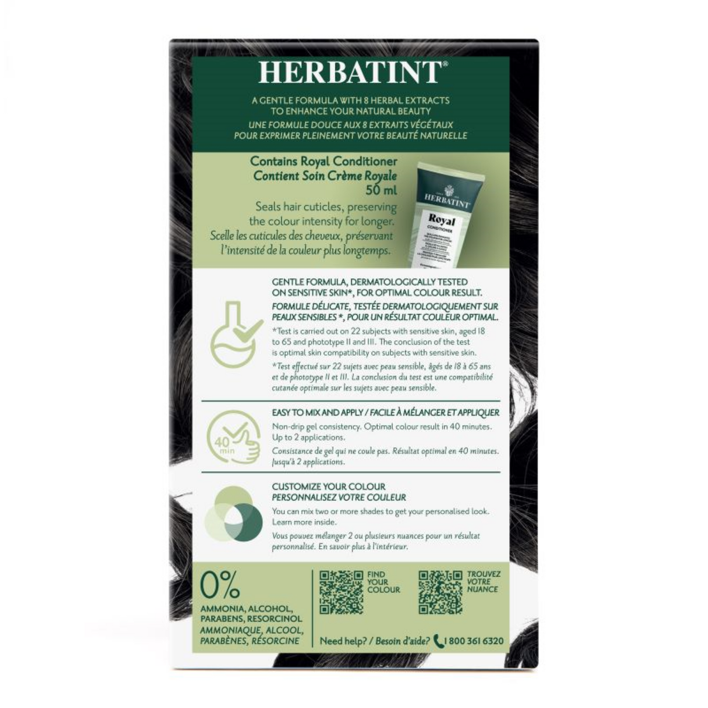 Herbatint - Permanent Hair Colour 2N Brown