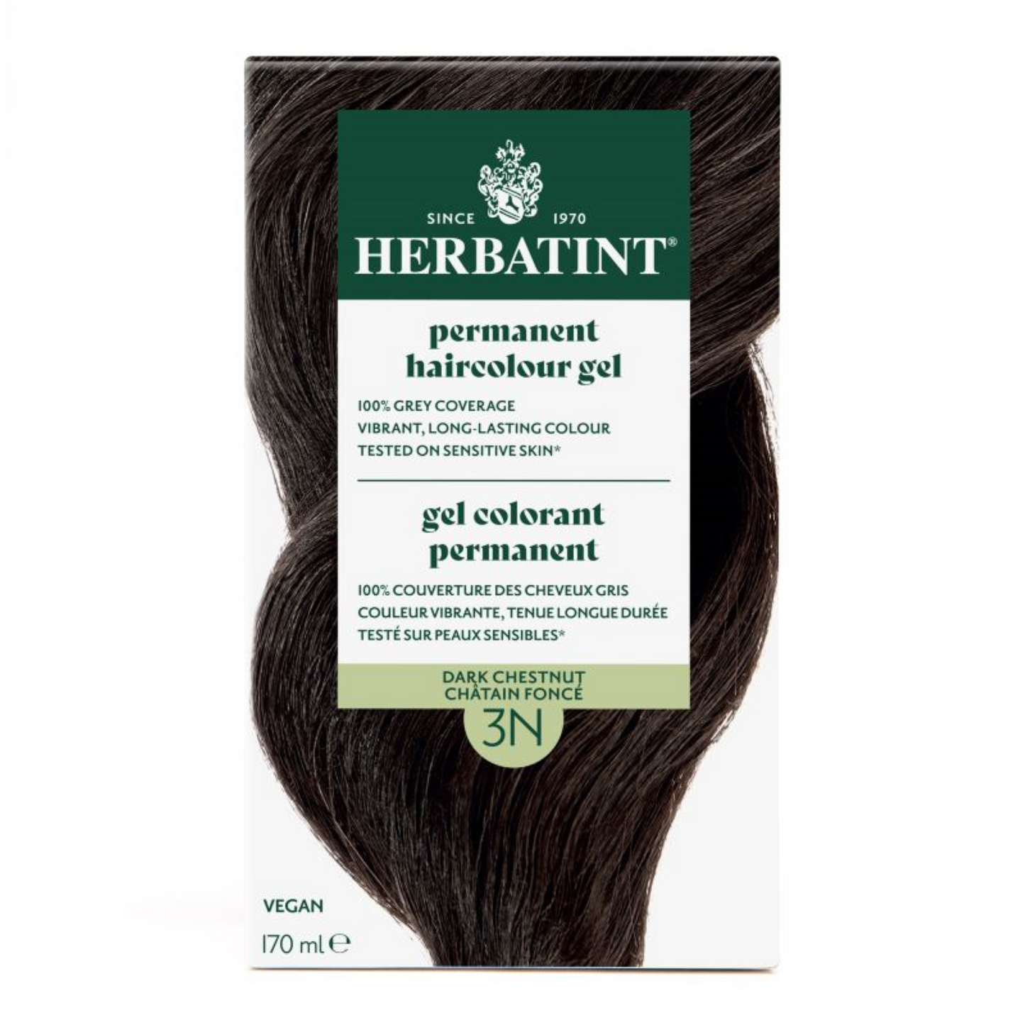 Herbatint - Permanent Hair Colour 3N Dark Chestnut