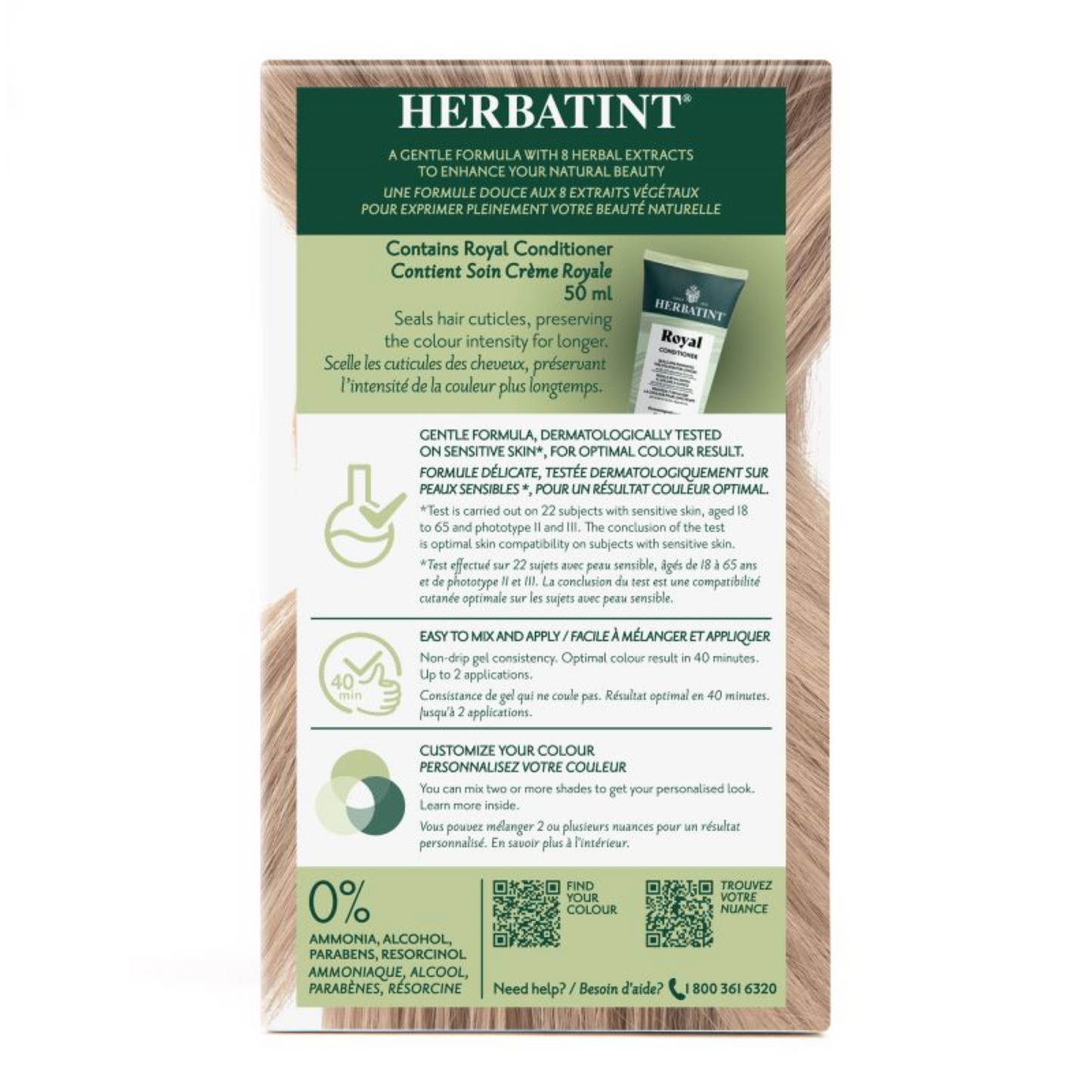Herbatint - Permanent Hair Colour 8N Light Blonde