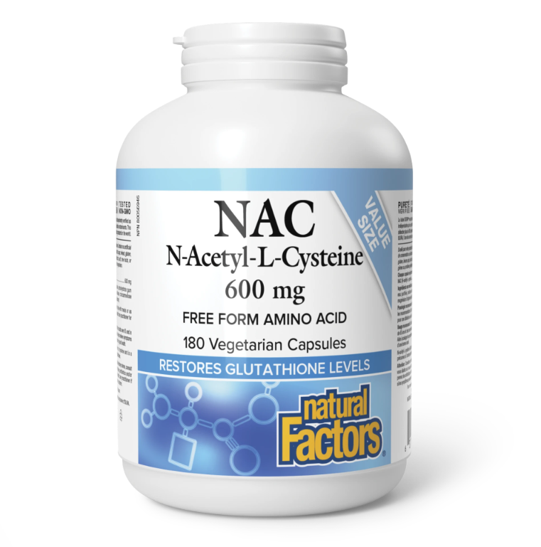 Natural Factors - N-Acetyl-L-Cysteine - 600 mg