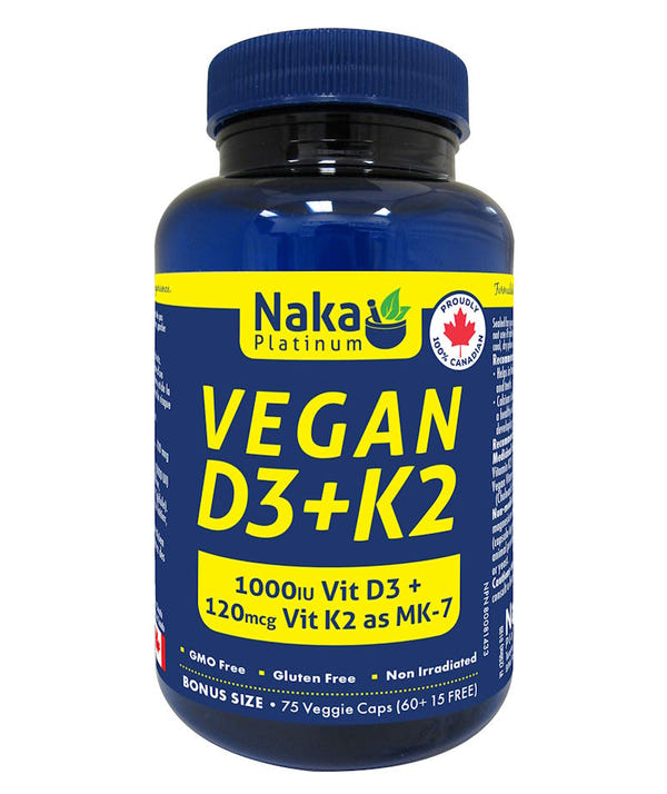 Naka - Vegan D3 + K2 - Bonus Size