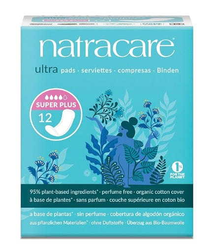 Natracare - Ultra Pads w/Wings Super Plus