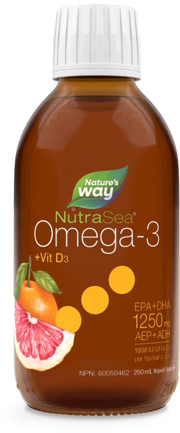 Nature's Way - NutraSea Omega-3 + Vitamin D - Grapefruit Tangerine