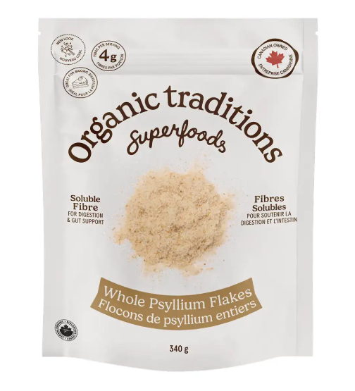 Organic Traditions - Whole Psyllium Flakes