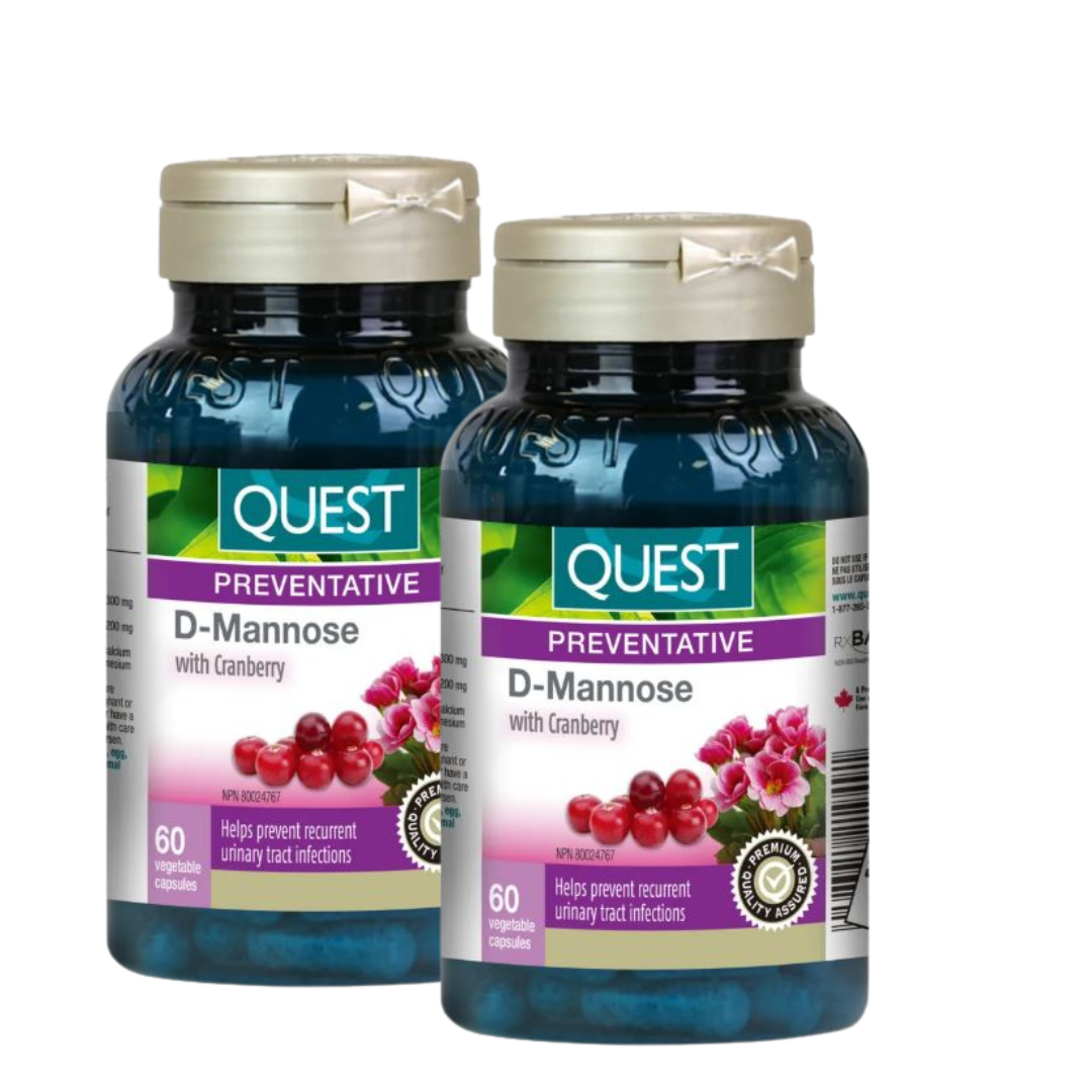 Quest - D-Mannose with Cranberry - Duo Pack