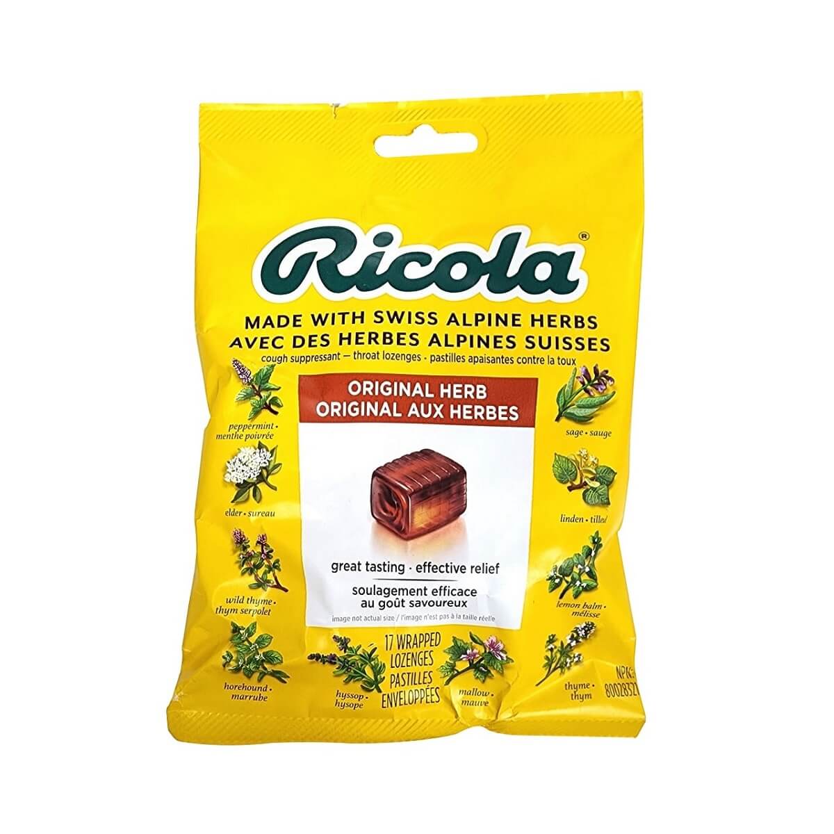 Ricola - Throat Lozenge - Original Herb