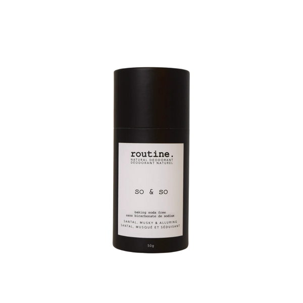 Routine - Natural Deodorant Stick - So & So - Baking Soda Free