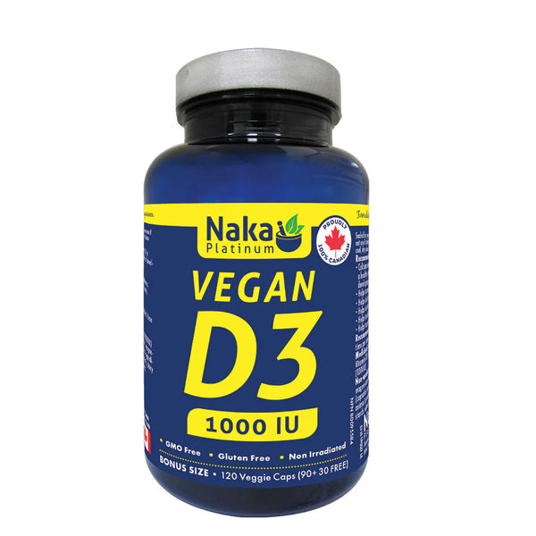Naka - Vegan Vitamin D3 1000IU