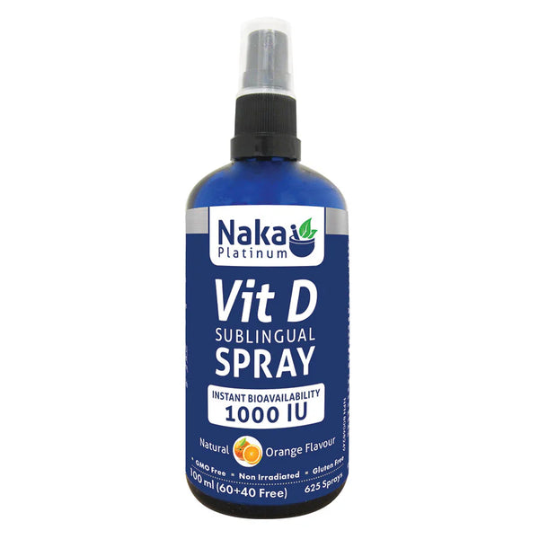 Naka - Vitamin D Sublingual Spray 1000IU