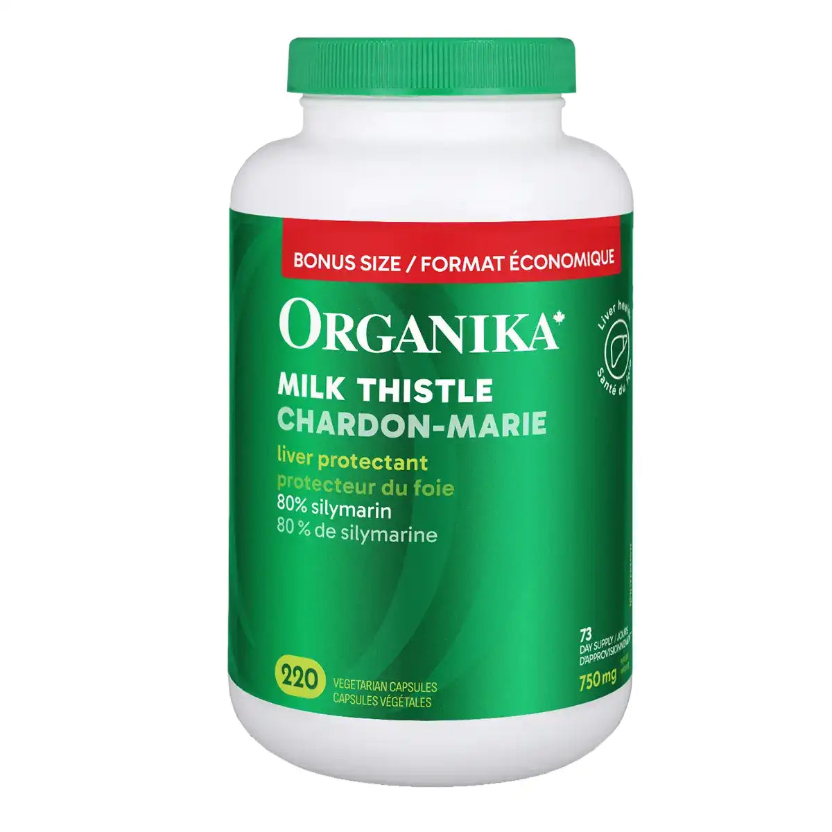 Organika - Milk Thistle - Bonus Size