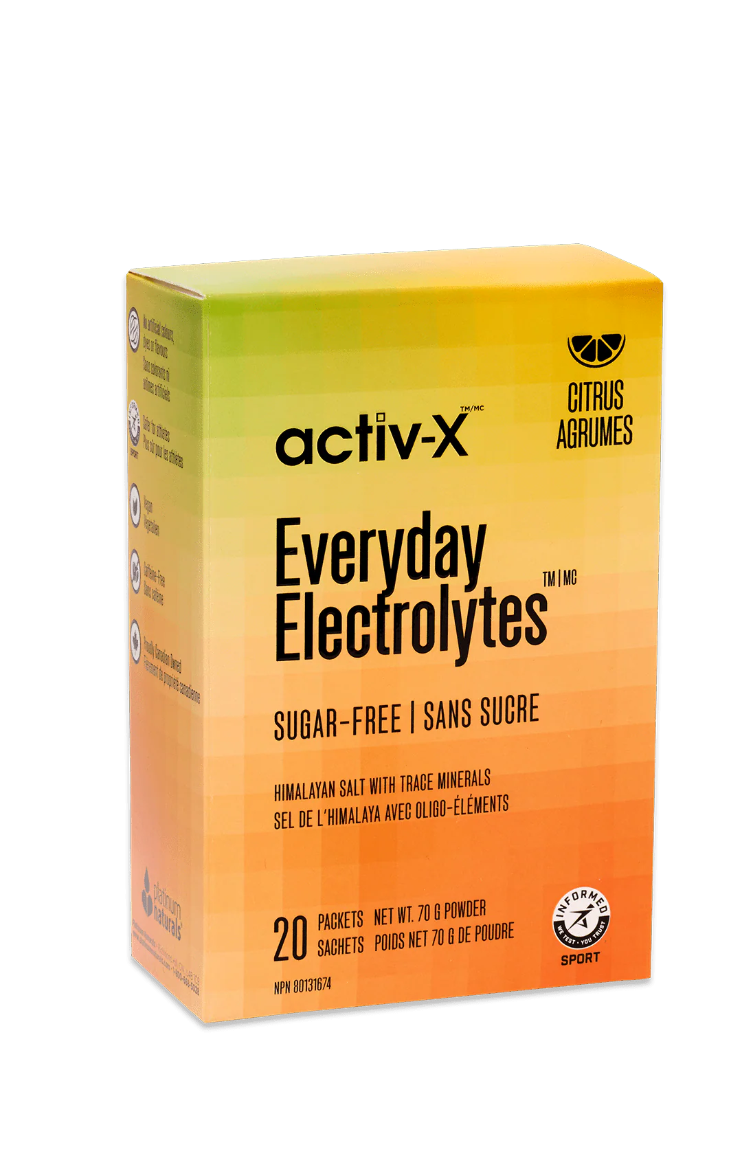 Platinum - activ-X Everyday Electrolytes - 20 Packets