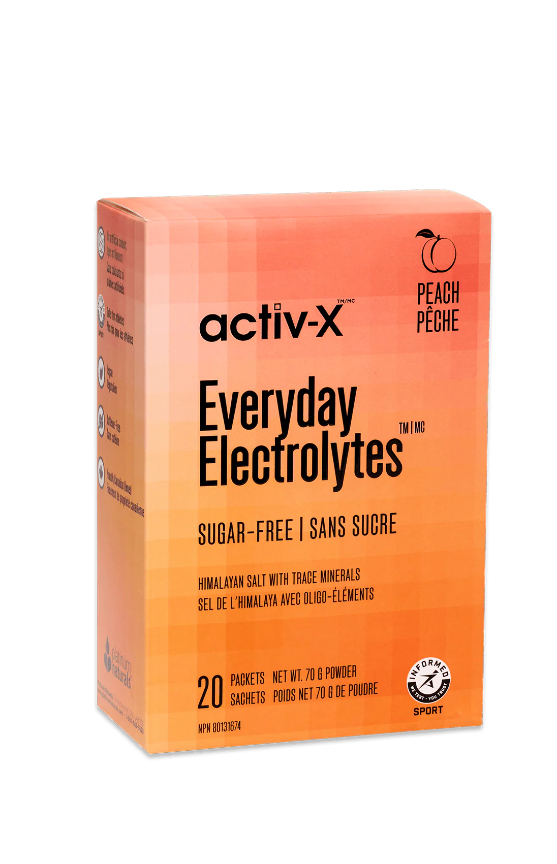 Platinum - activ-X Everyday Electrolytes - 20 Packets