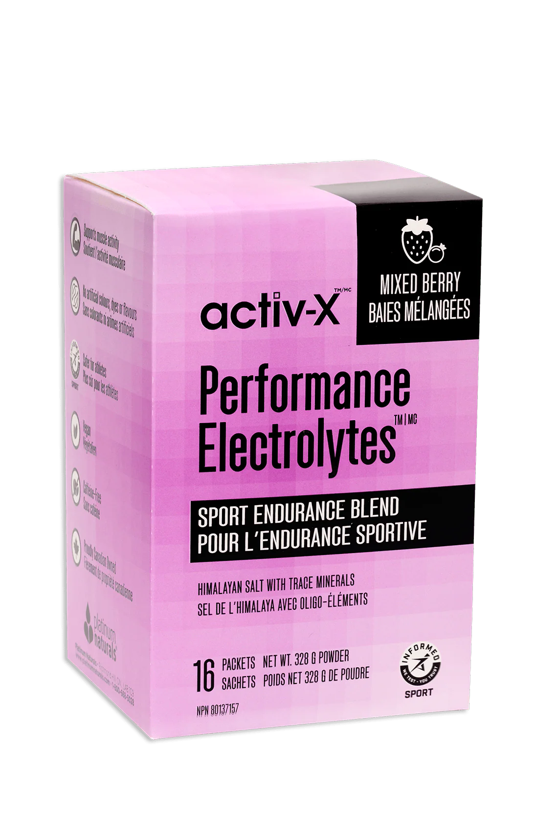 Platinum - activ-X Performance Electrolytes - 16 Packets