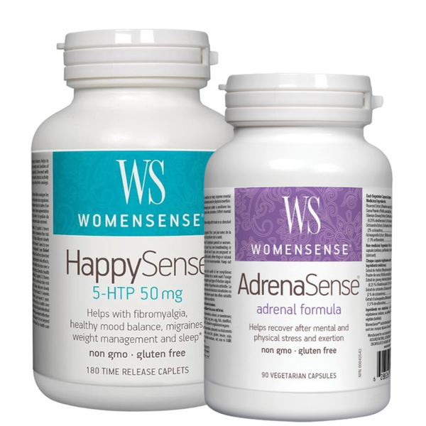 WomenSense - HappySense 5HTP + AdrenaSense - Duo Pack