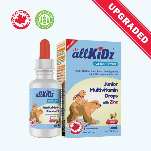 allKiDz - Junior Multivitamin Drops w/Zinc 50ml