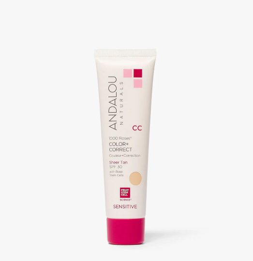 Andalou Naturals - 1000 Roses Colour + Correct Sheer Tan SPF 30