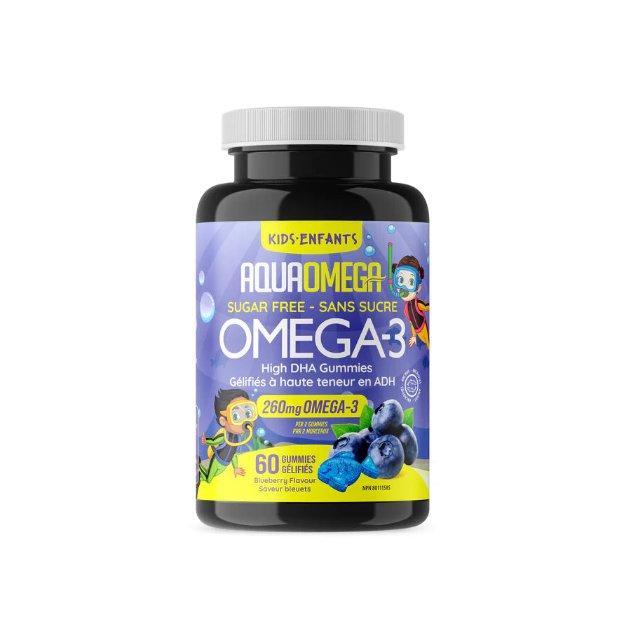 AquaOmega - Kid's DHA Blueberry Gummies