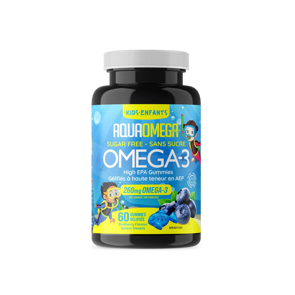 AquaOmega - Kid's EPA Blueberry Gummies**