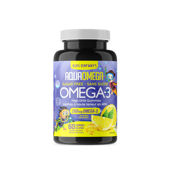 AquaOmega - Kid's DHA Lemon Gummies**