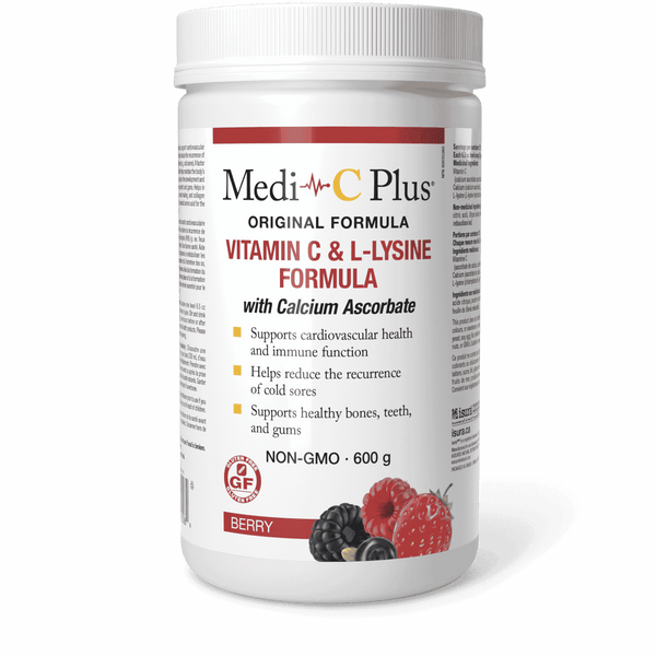 Thumbnail of Medi-C Plus - Vitamin C & L-Lysine Formula w/Calcium Ascorbate Berry Flavour