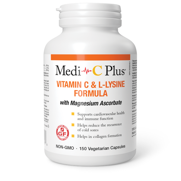 Medi-C Plus - Vitamin C & L-Lysine Formula w/Magnesium Ascorbate
