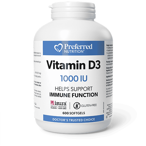 Preferred Nutrition - Vitamin D3 1000IU