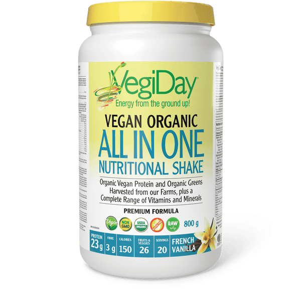 VegiDay - Vegan All In One Nutritional Shake - French Vanilla