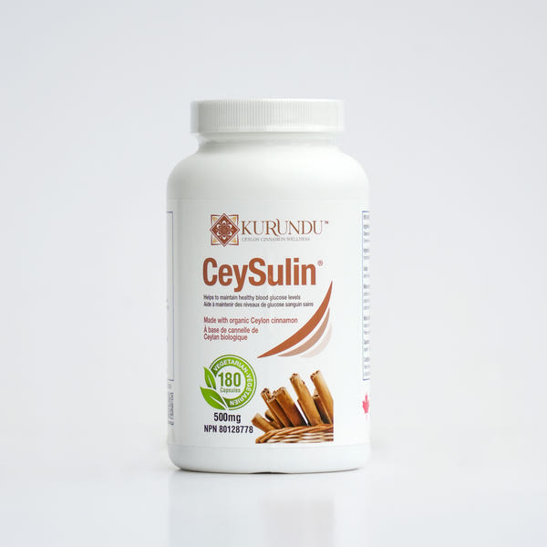 Kurundu - CeySulin - Organic Ceylon Cinnamon 180 caps