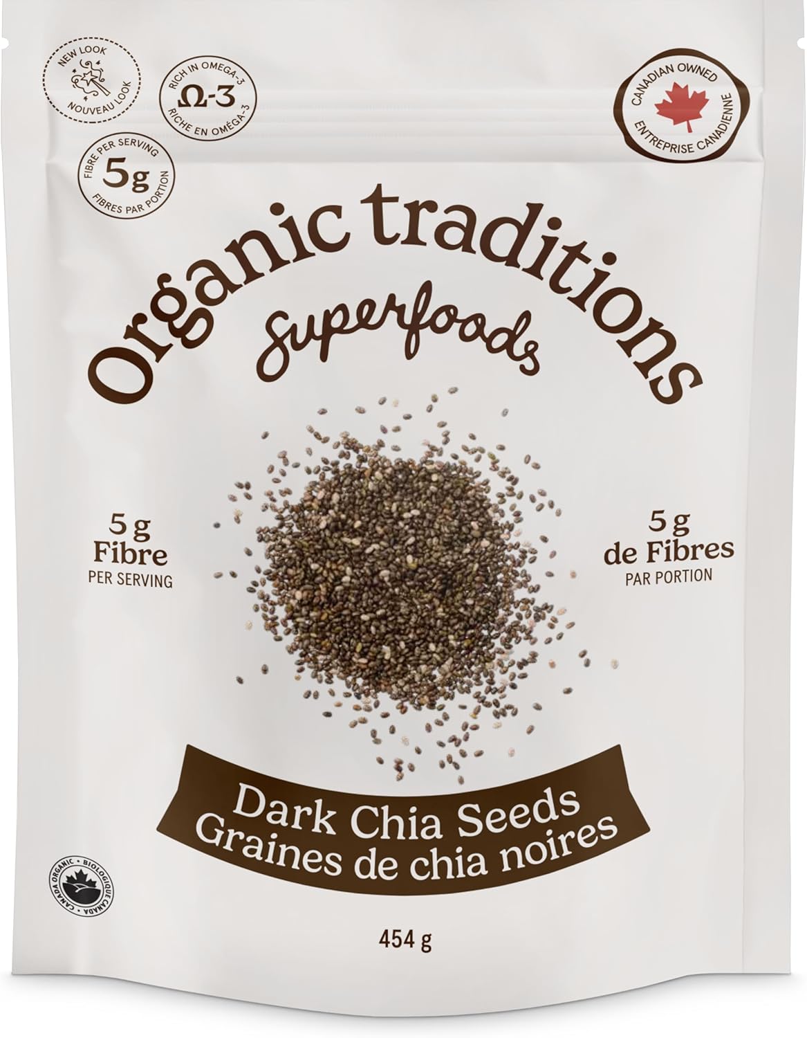Organic Traditions - Dark Chia Seeds