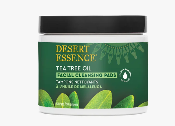 Desert Essence - Facial Cleansing Pads w/ Tea Tree Oil