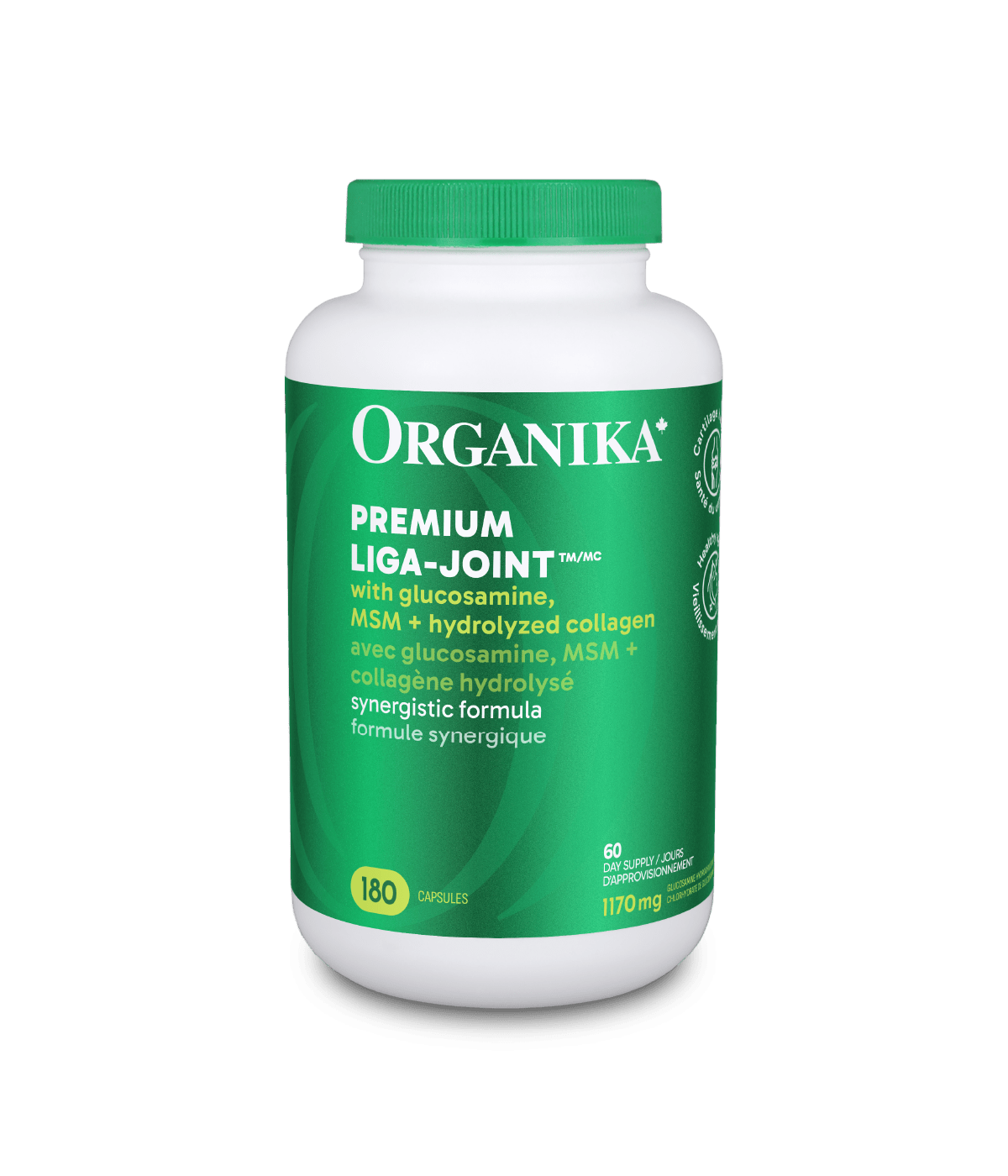 Organika - Premium Liga-Joint w-Collagen Type II 830mg 180caps