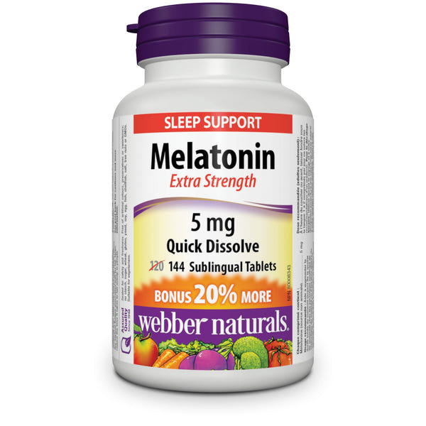 Webber Naturals - Melatonin 5mg