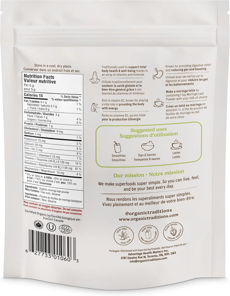 Thumbnail of Organic Traditions - Moringa Leaf Powder
