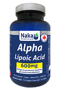 Naka - Alpha Lipoic Acid 600 mg - 75 caps