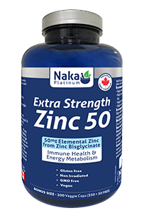 Naka - Extra Strength Zinc Bisglycinate 50