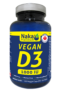 Naka - Vegan Vitamin D3 1000IU