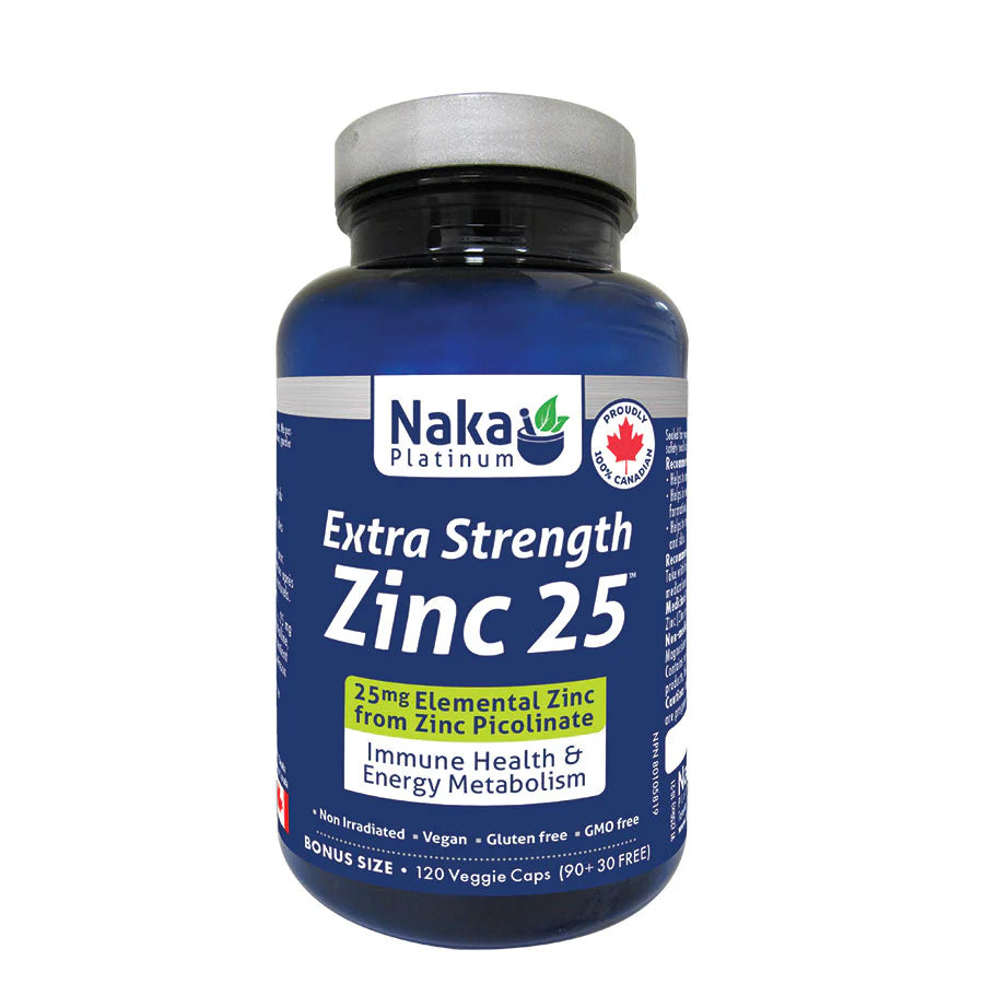 Naka - Extra Strength Zinc Picolinate 25 - Bonus Size**