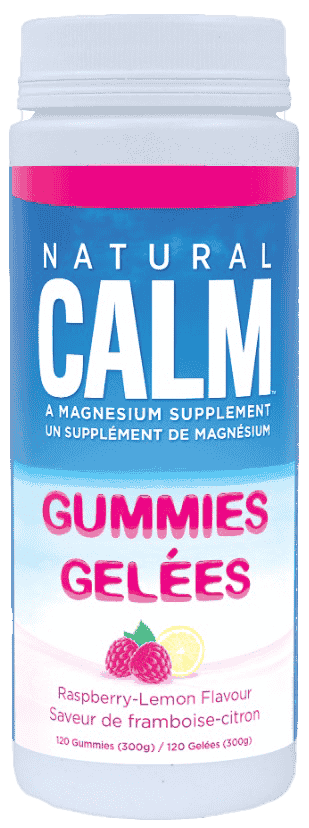 Natural Calm - Magnesium Gummies - Raspberry-Lemon
