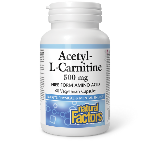 Natural Factors - Acetyl-L-Carnitine - 500 mg