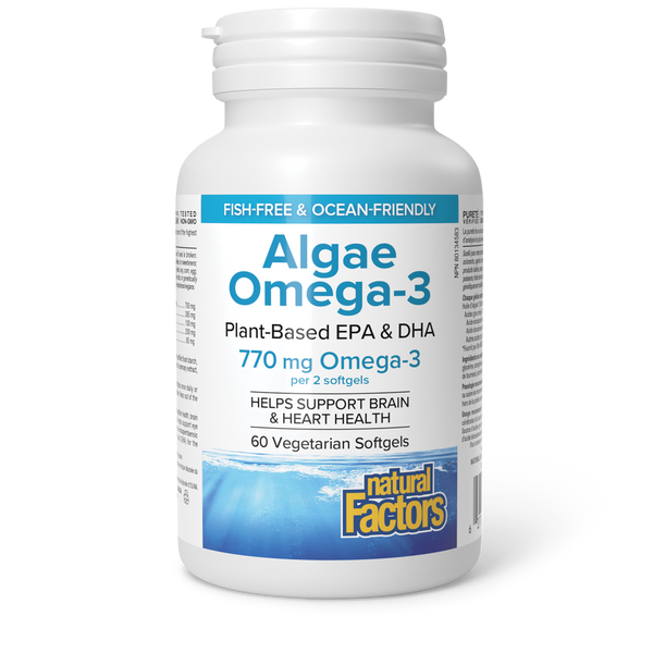 Natural Factors - Algae Omega-3 Plant Based EPA & DHA