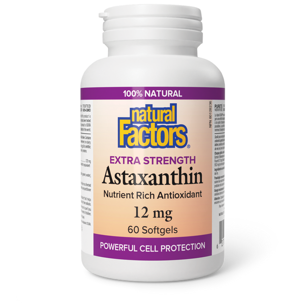 Natural Factors - Astaxanthin Extra Strength 12 mg
