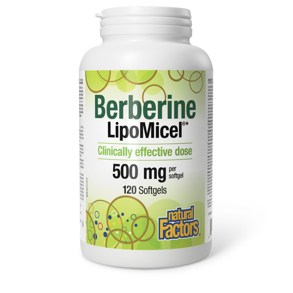 Natural Factors - Berberine LipoMicel - 500 mg