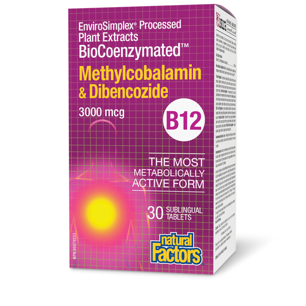 Natural Factors - BioCoenzymated Methylcobalamin & Dibencozide B12