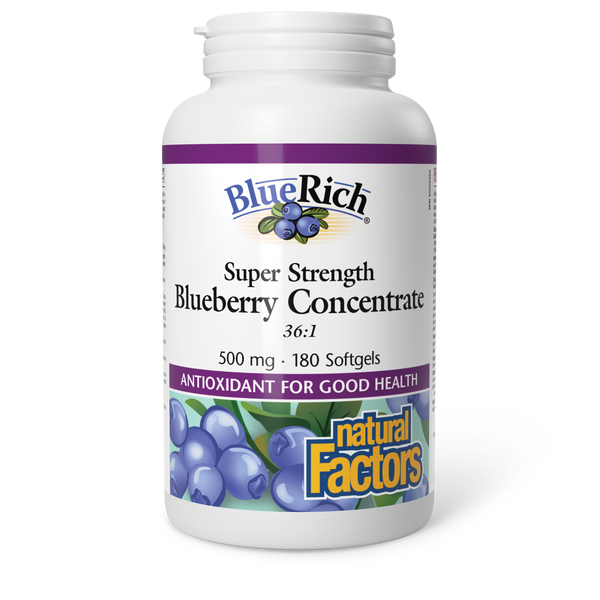 Natural Factors - BlueRich Super Strength Blueberry Concentrate