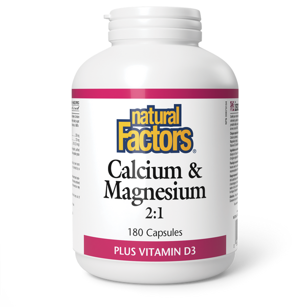 Natural Factors - Calcium & Magnesium 2:1 w/Vitamin D3