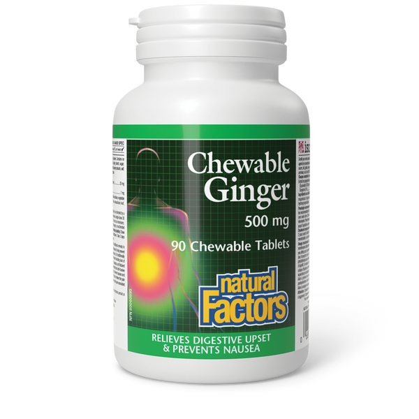 Natural Factors - Chewable Ginger - 500 mg