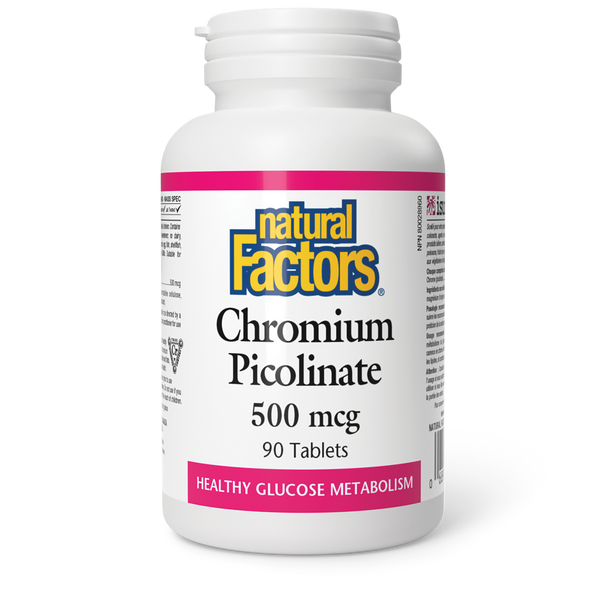 Natural Factors - Chromium Picolinate - 500 mcg